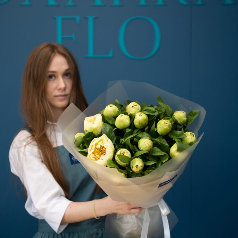 Букет пионов 15 штук. Купить