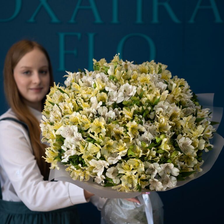 Альстромерия букет 51 штук. Купить