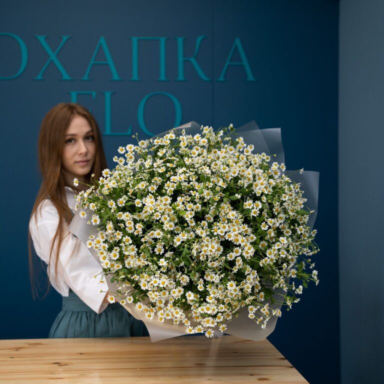 Букет ромашек 25 штук.