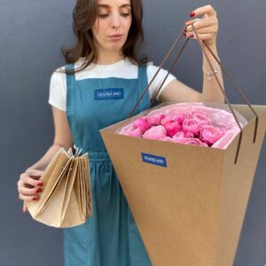 Розы розовые кустовые букет