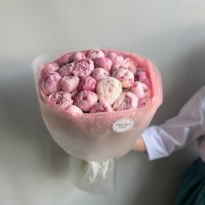 Пион розовый букет