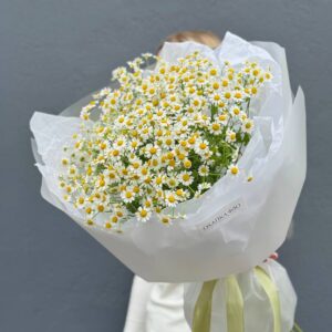 Букет из 15 кустовых ромашек