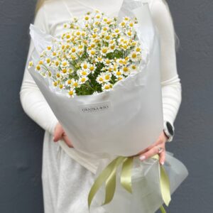 Букет кустовых ромашек 9 штук