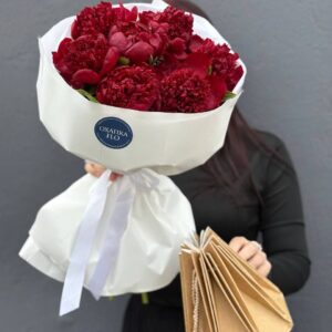 Букет пинов "Ред шарм" 7 штук