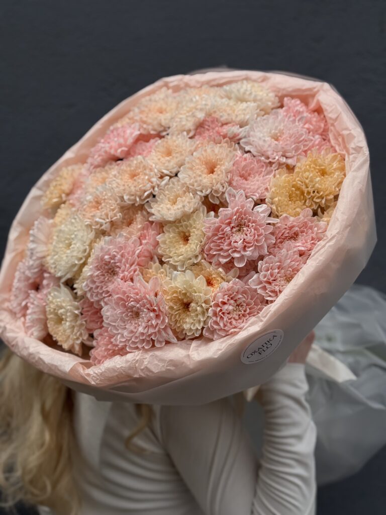 Букет хризантем, 15шт